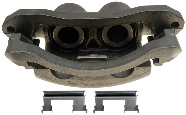 Raybestos Brake Caliper, R-Line, Semi-Loaded Caliper, Remanufactured, Cast Iron, 2 Inch Piston Caliper, Includes Bracket – FRC11412