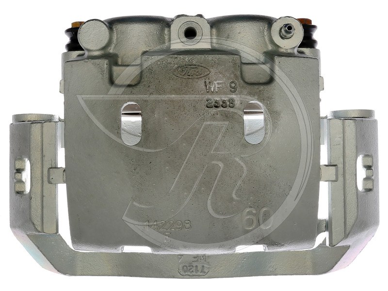 Raybestos Brake Caliper, R-Line, Semi-Loaded Caliper, Remanufactured, Coated, Cast Iron, 2.358 Inch Piston Caliper, Includes Bracket – FRC11591C