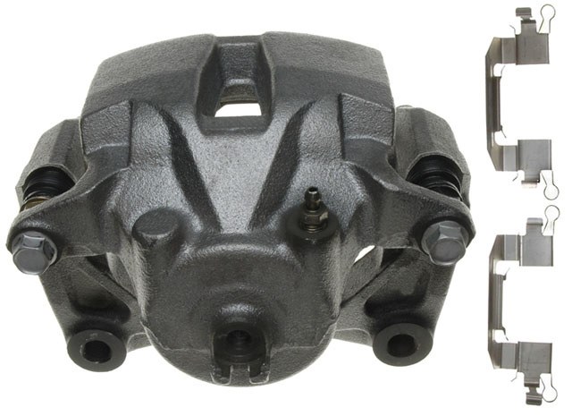 Raybestos Brake Caliper, R-Line, Semi-Loaded Caliper, Remanufactured, Cast Iron, 3 Inch Piston Caliper, Includes Bracket – FRC11762
