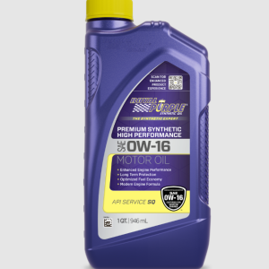Royal Purple Oil, SAE 0W-16, Synthetic, 1 Quart Bottle, Single – 01016