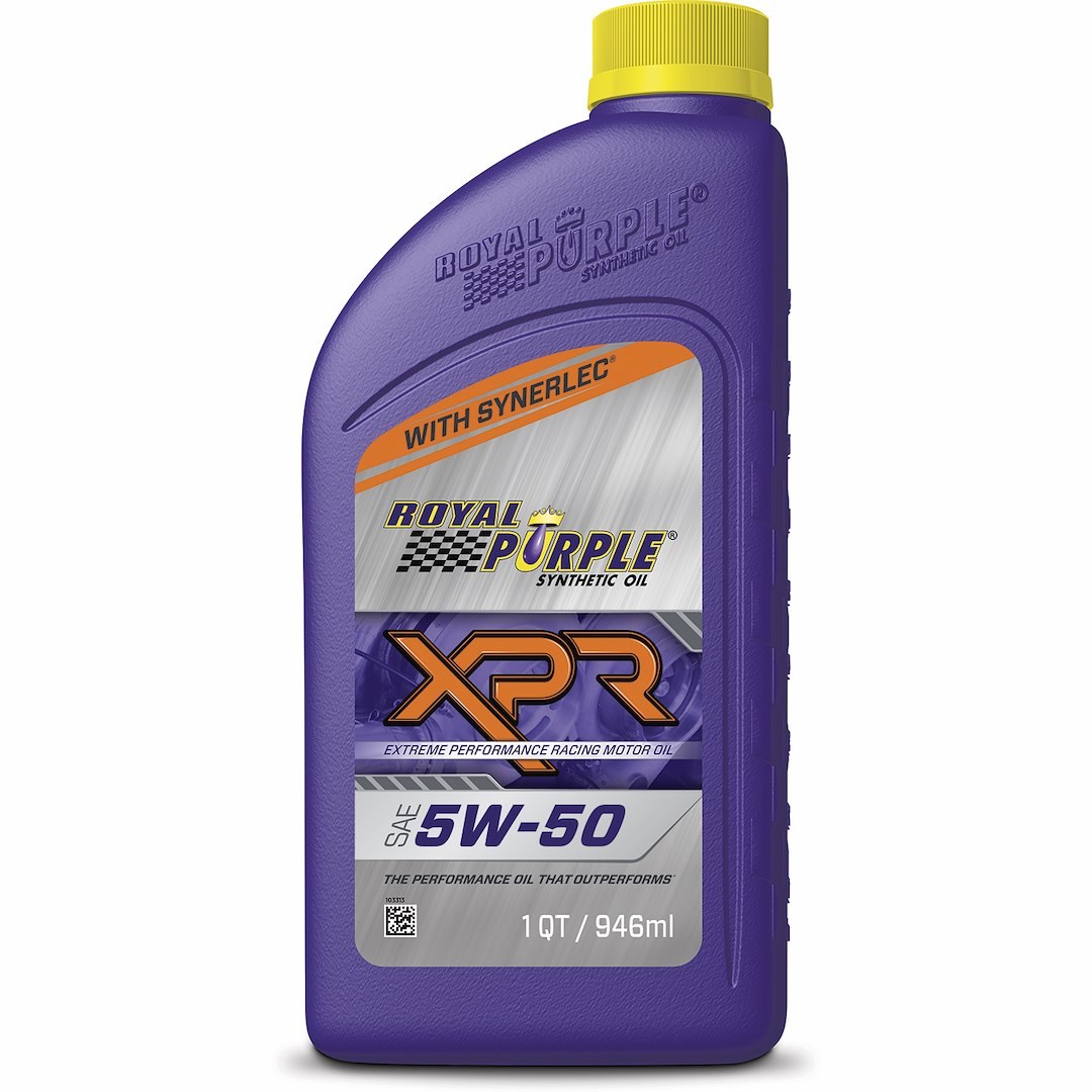 Royal Purple Oil, Xpr ®, SAE 5W50, Synthetic, 1 Quart Bottle, Single – 01052