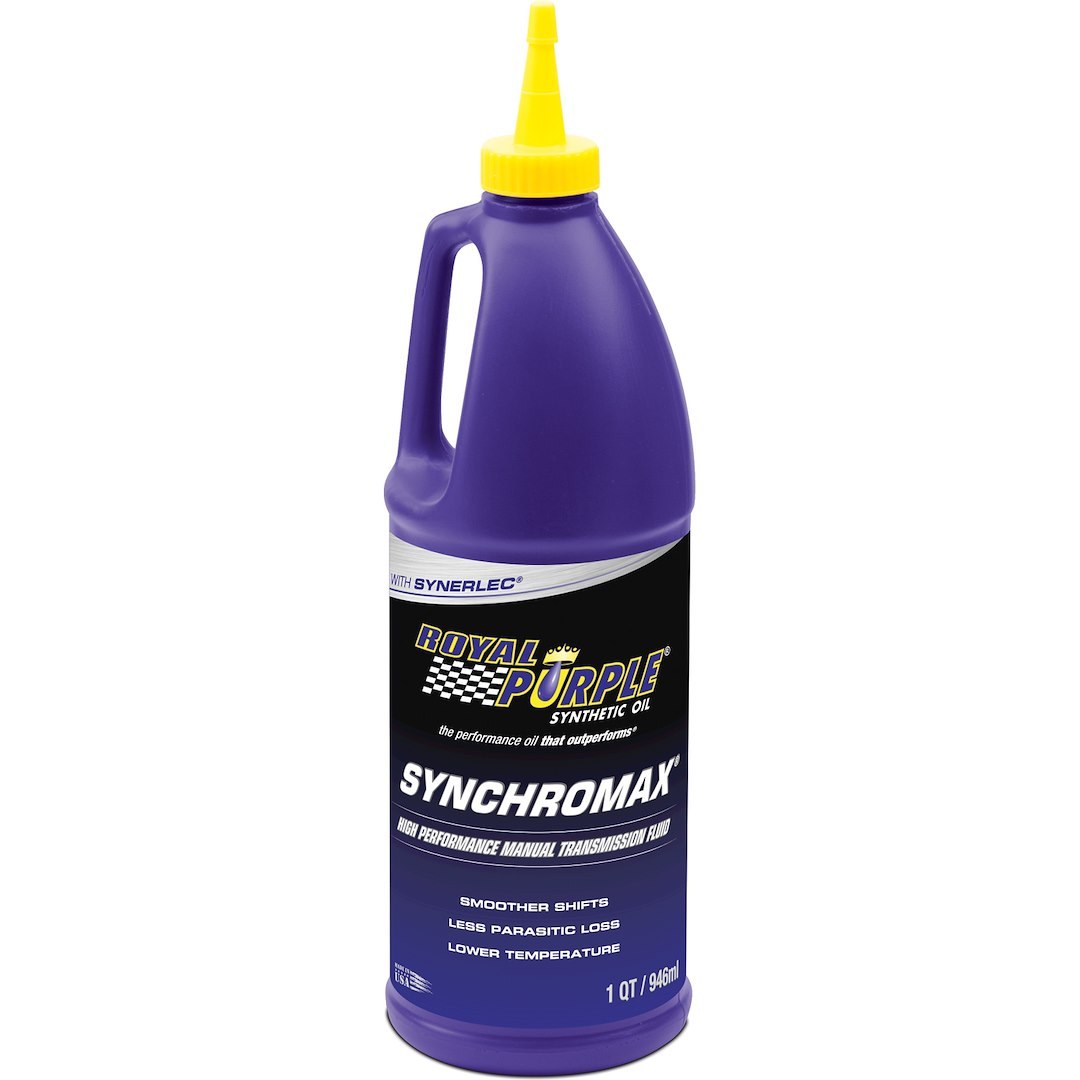 Royal Purple Manual Trans Fluid, Synchromax, Single, 1 Quart Bottle, Synthetic – 01512