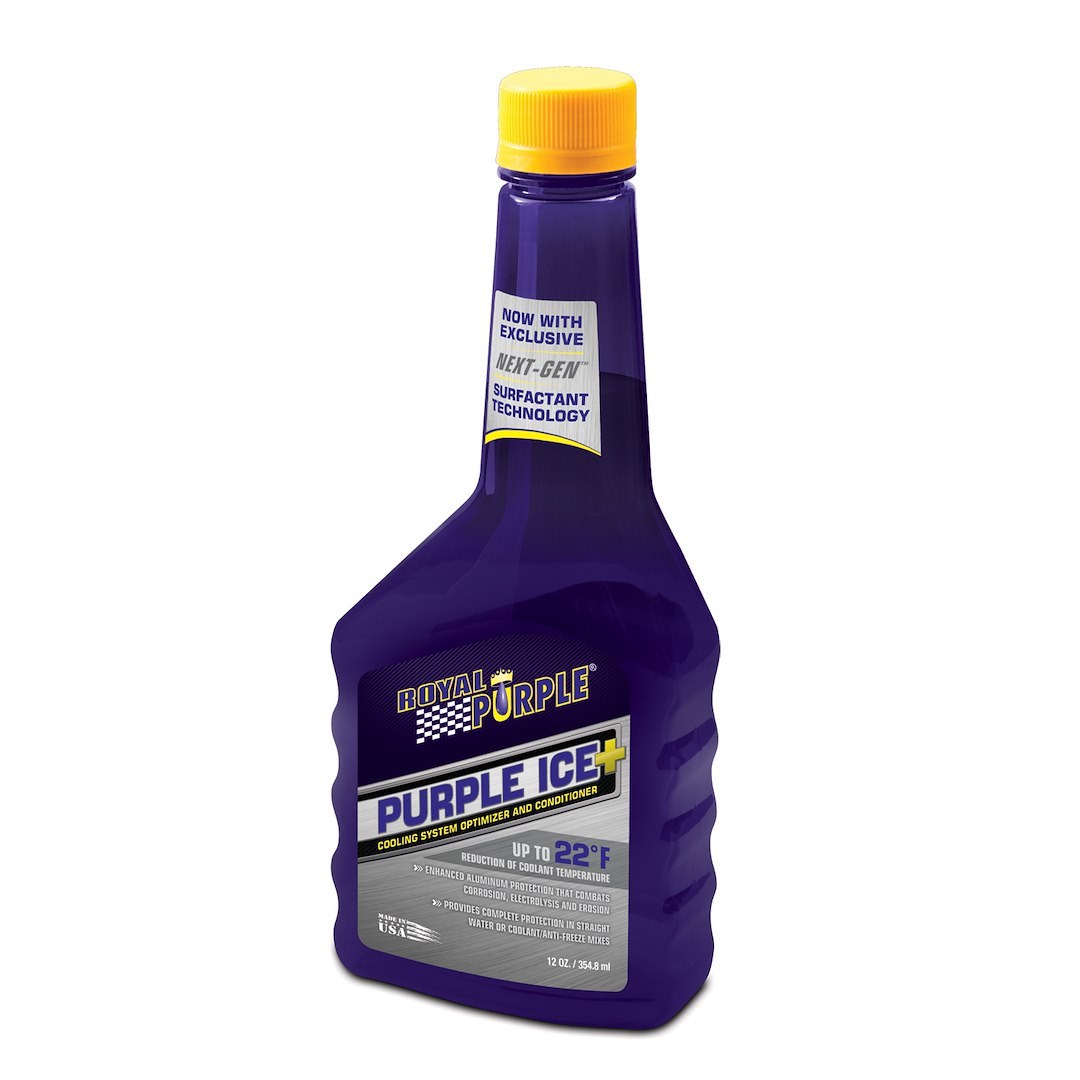Royal Purple Coolant Additive, Purple Ice, Used with Anti-Freeze and Water, Street, 12 Ounce Bottle, Single – 01600