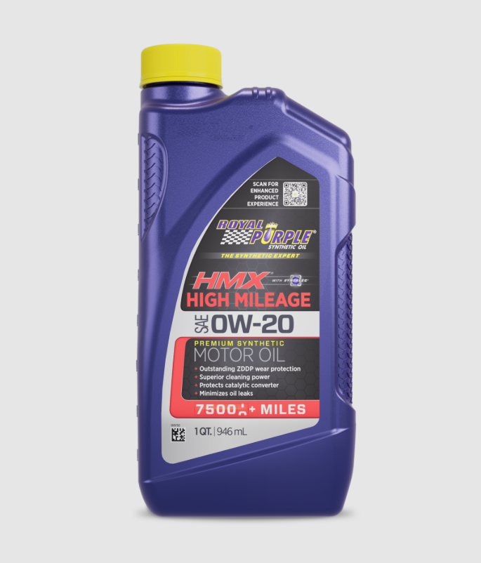 Royal Purple Oil, Hmx ®, SAE 0W-20, Synthetic 4 Stroke Gasoline Engine, 1 Quart Bottle, Single – 11900