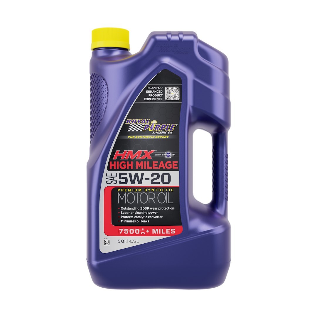 Royal Purple Oil, Hmx ®, SAE 5W-20, Synthetic, 5 Quart Bottle, Single – 17518