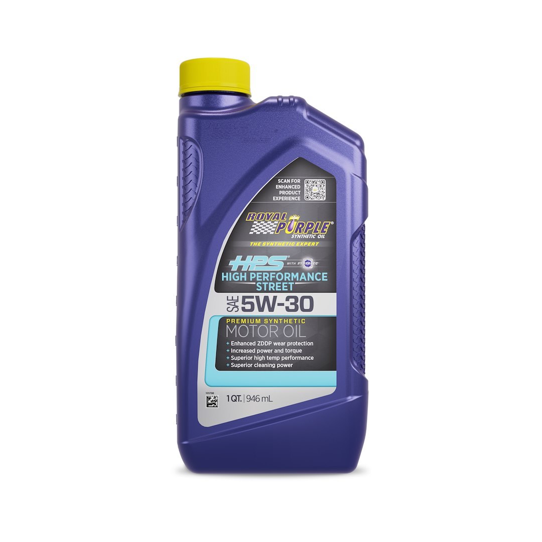 Royal Purple Oil, Hps Series, SAE 5W-30, Synthetic, 1 Quart Bottle, Single – 31530