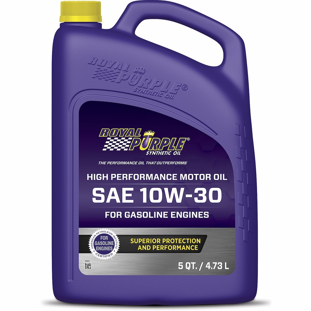 Royal Purple Oil, Rp Series, SAE 10W30, Synthetic, 5 Quart Bottle, Single – 51130