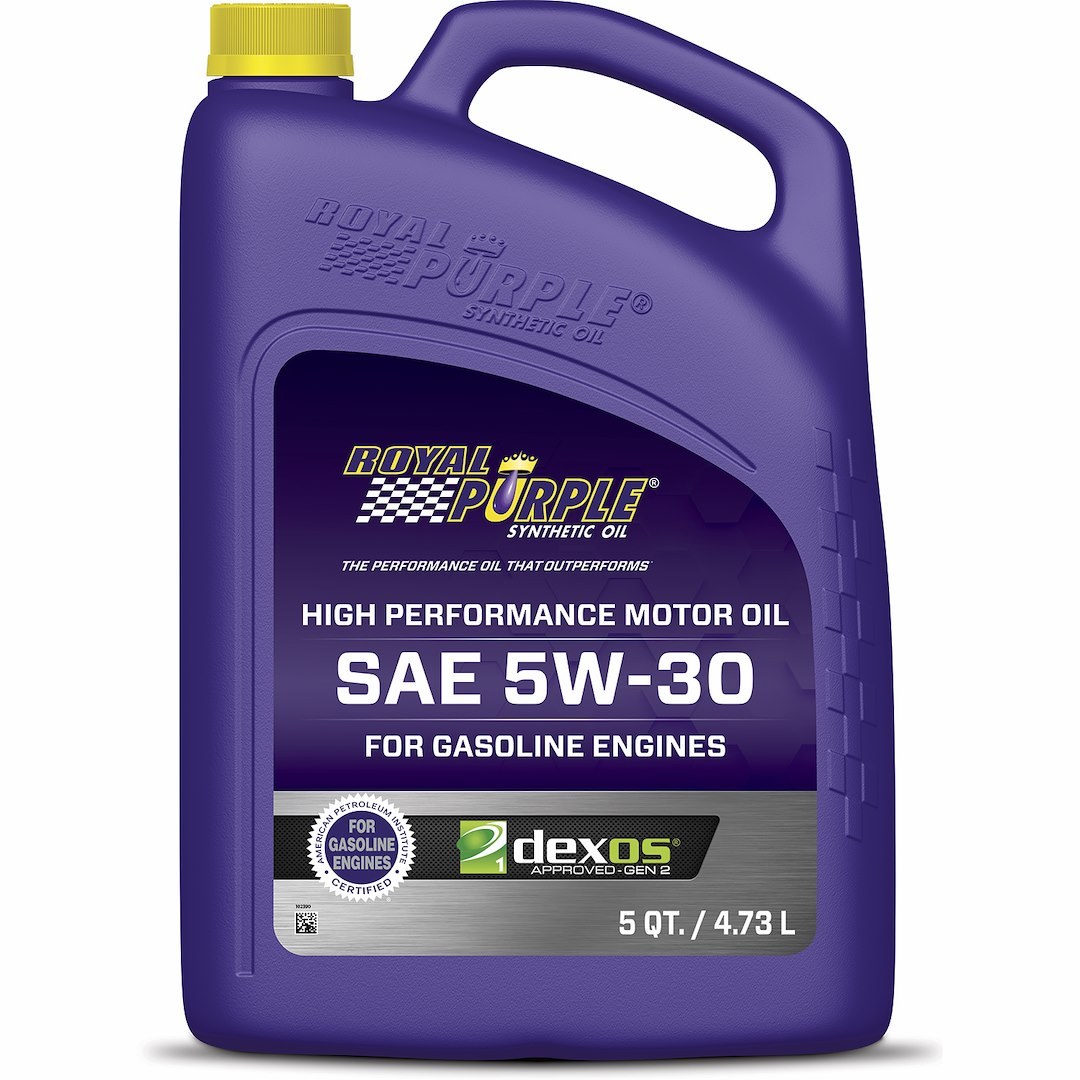 Royal Purple Oil, Rp Series, SAE 5W-30, Synthetic, 5 Quart Bottle, Single – 51530