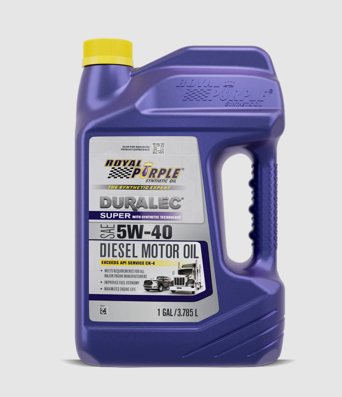 Royal Purple Oil, Duralec® Super™, SAE 5W-40, Synthetic, 1 Gallon Bottle, Single, Diesel – 83540
