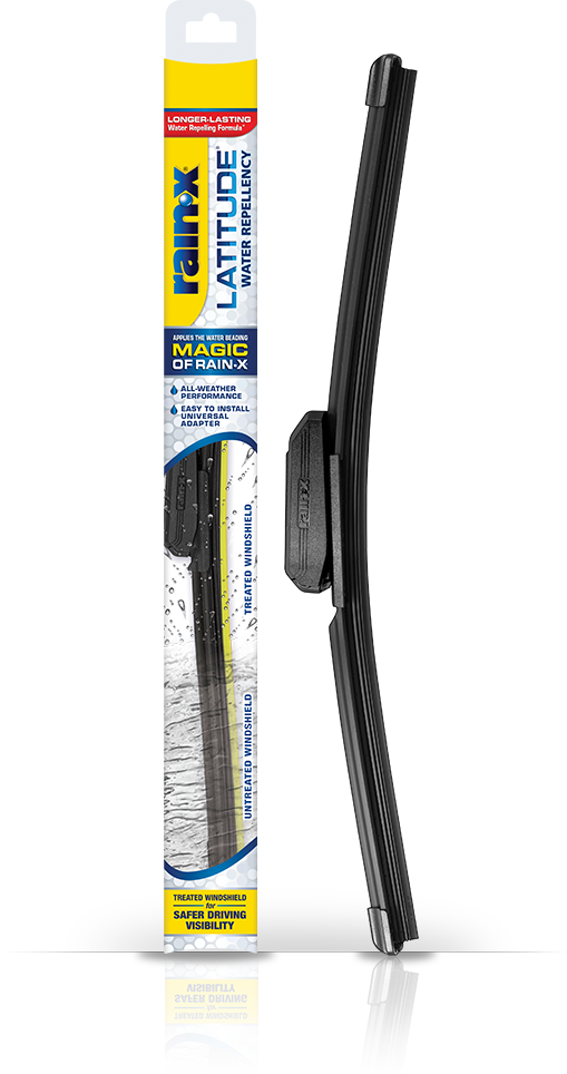 Rain X Windshield Wiper Blade, Latitude ® Water Repellency 2-N-1, 14 Inch, Beam Style, Black, All Weather Blade – 5079272-2