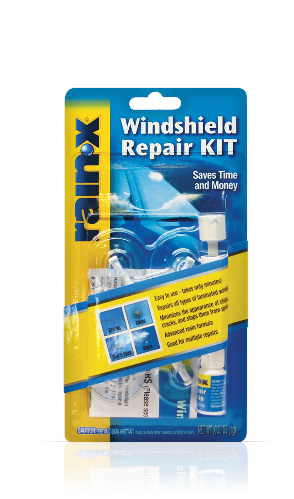 Rain X Windshield Repair Kit, Use to Repair Chips and Cracks from All Types of Laminated Windshield – 600001