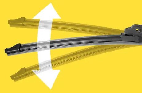 Rain X Windshield Wiper Blade, Longitude™ Professional Series, 22 Inch Length, Black Synthetic Rubber Blade, All Weather – 830322