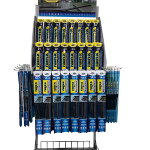 Rain X Point of Purchase Display, Rx Pro, Wiper Blade Display, Multi-Sided Rolling Rack – 890288PA