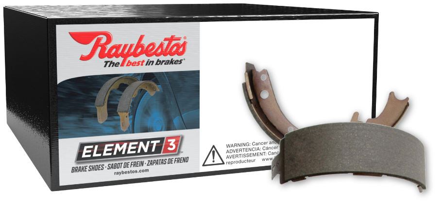 Raybestos R-Line Brake Shoe, Element3™, Organic – 631PG