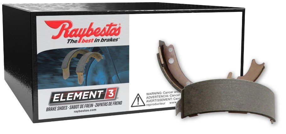 Raybestos R-Line Parking Brake Shoe, Element3™ – 989PG