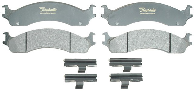 Raybestos R-Line Brake Pad, Advanced Technology, With Hardware, Semi-Metallic – ATD655M