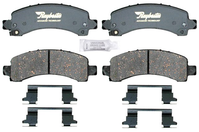 Raybestos R-Line Brake Pad, Advanced Technology, With Hardware, Ceramic – ATD974C