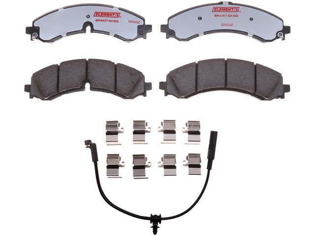 Raybestos R-Line Brake Pad, Element3™, Fmsi Number D2250-9486, Set of 4, With Mounting Hardware – EHT2250H