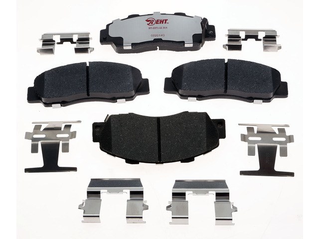 Raybestos R-Line Brake Pad, Element3™, Hybrid Technology, Includes Mounting Hardware – EHT503H