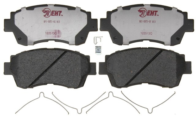 Raybestos R-Line Brake Pad, Element3™, Hybrid Technology, Includes Mounting Hardware – EHT697H