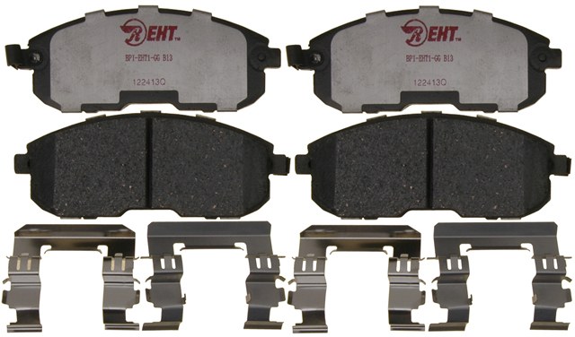 Raybestos R-Line Brake Pad, Element3 ™, Hybrid Technology, 0.240 Inch Thickness, With Mounting Hardware – EHT815H