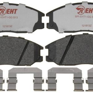 Raybestos R-Line Brake Pad, Element3™, Hybrid Technology, Includes Mounting Hardware – EHT864H