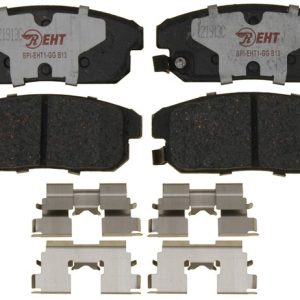 Raybestos R-Line Brake Pad, Element3™, Hybrid Technology, Includes Mounting Hardware – EHT900H