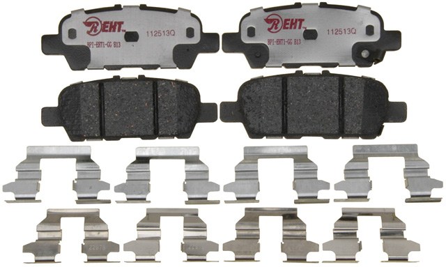 Raybestos R-Line Brake Pad, Element3 ™, Hybrid Technology, Includes Mounting Hardware – EHT905H