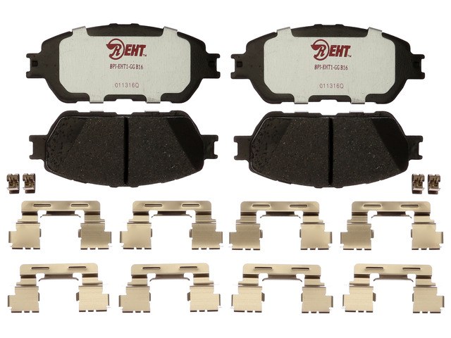 Raybestos R-Line Brake Pad, Element3™, Hybrid Technology, With Hardware – EHT906AH