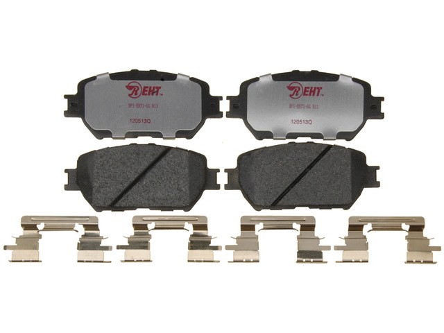 Raybestos R-Line Brake Pad, Element3™, Hybrid Technology, Includes Mounting Hardware – EHT908H