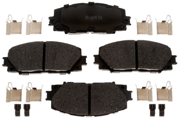 Raybestos R-Line Brake Pad, Ceramic, Contains Mounting Hardware – MGD1184ACH