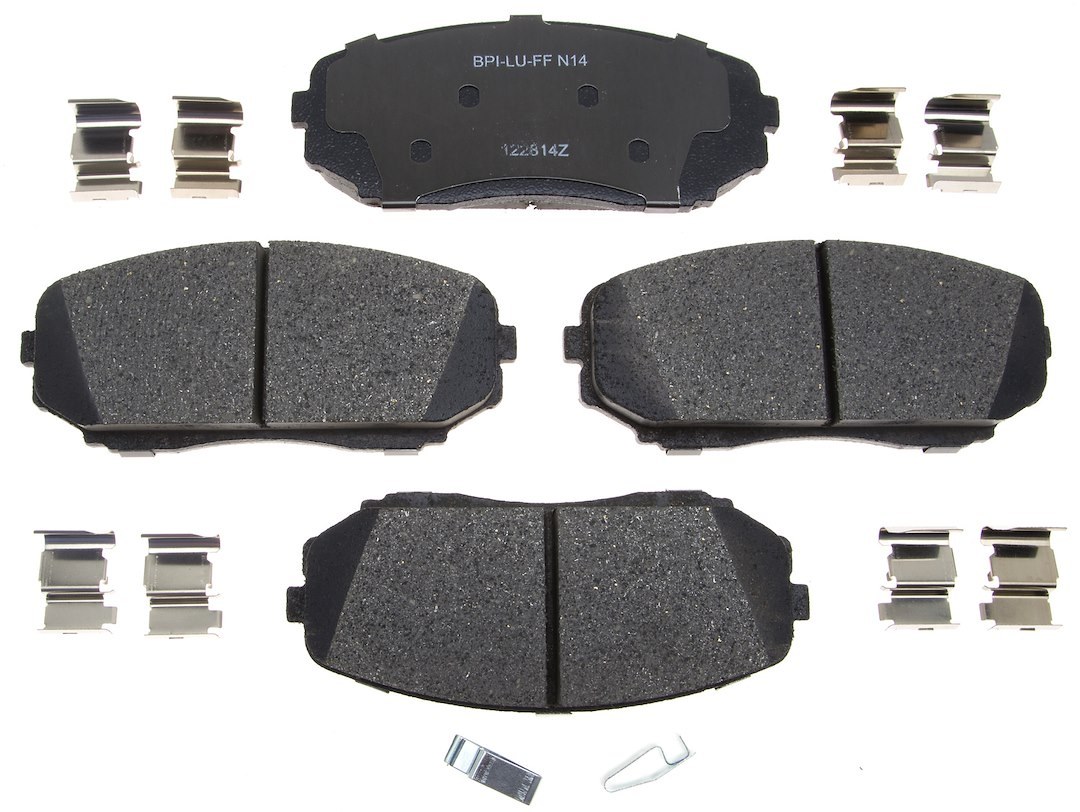 Raybestos R-Line Brake Pad, Ceramic, Contains Mounting Hardware – MGD1258ACH