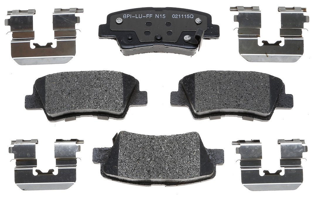 Raybestos R-Line Brake Pad, Ceramic, 3.930 Inch Plate Length, Includes Mounting Hardware – MGD1544CH