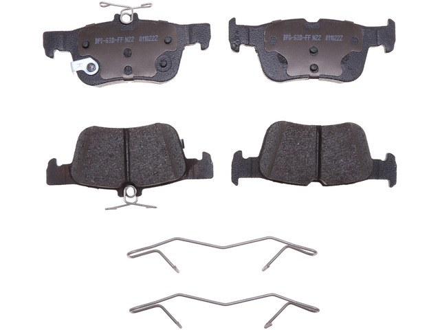 Raybestos R-Line Brake Pad, Fmsi Number D1833-9542, Ceramic, With Mounting Hardware – MGD1833CH