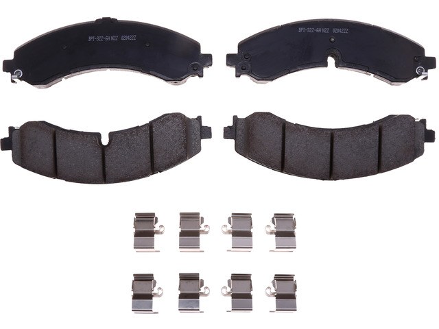 Raybestos R-Line Brake Pad, Ceramic, Set of 4, With Mounting Hardware – MGD2250ACH