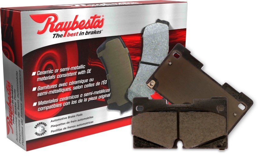 Raybestos R-Line Brake Pad, Ceramic, Includes Mounting Hardware – MGD856CH