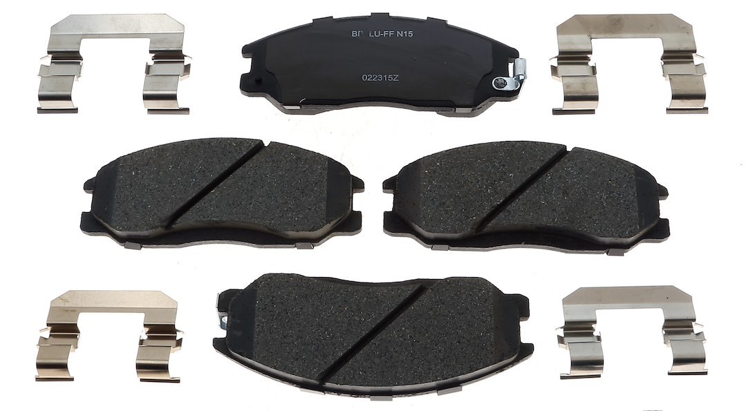 Raybestos R-Line Brake Pad, Ceramic, Contains Mounting Hardware – MGD864ACH