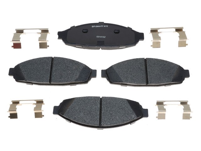 Raybestos R-Line Brake Pad, Metallic, Includes Mounting Hardware – MGD931MH