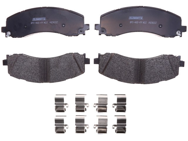 Raybestos R-Line Brake Pad, Element3™, Fmsi Number D2225-9464, Metallic, Set of 4, With Mounting Hardware – PGD2225M