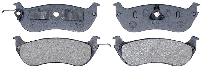 Raybestos R-Line Brake Pad, Service Grade, Semi-Metallic – SGD674AM