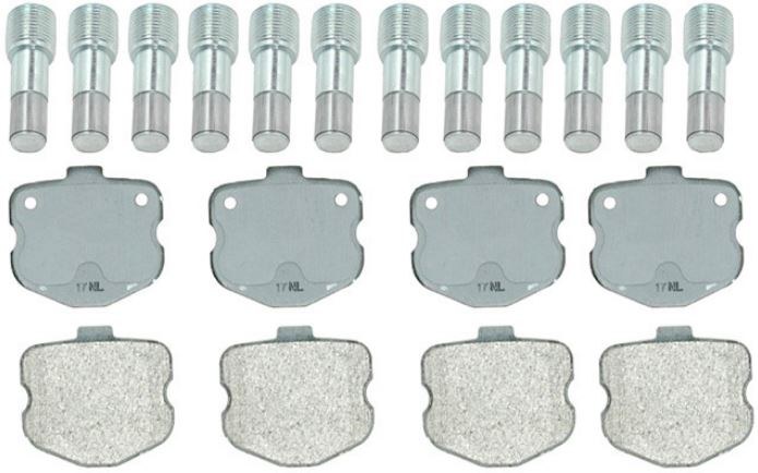 Raybestos R-Line Brake Pad, Specialty – Street Performance, Metallic, With Hardware – SP1185AXPH