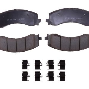 Raybestos R-Line Brake Pad, Specialty – Truck, Fmsi Number D2382-9610, Ceramic, Set of 4, With Mounting Hardware – SP2382TRH