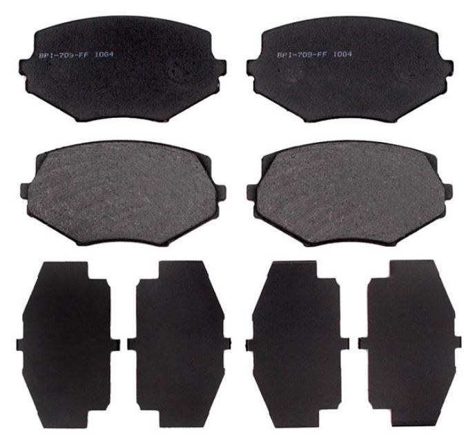 Raybestos R-Line Brake Pad, Specialty – Street Performance, Metallic, With Hardware – SP635XPH