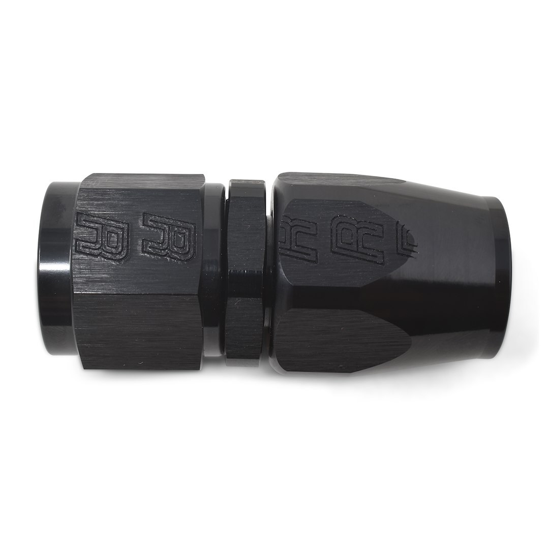 Russell Performance Hose End Fitting, Full Flow, -10 AN Hose, -10 AN Outlet, Straight, Anodized, Black, Aluminum, Single – 610045