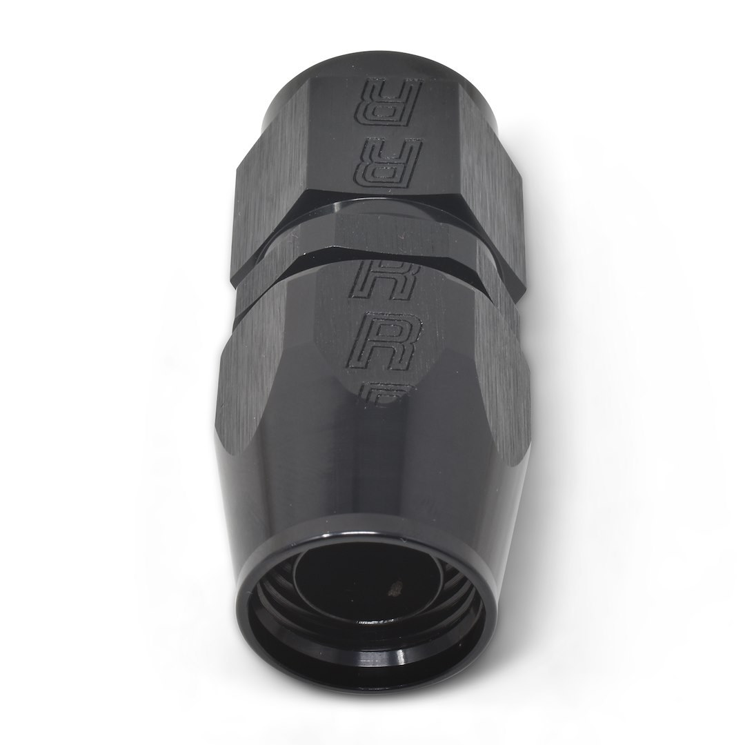 Russell Performance Hose End Fitting, Full Flow, -10 AN Hose, -10 AN Outlet, Straight, Anodized, Black, Aluminum, Single – 610045