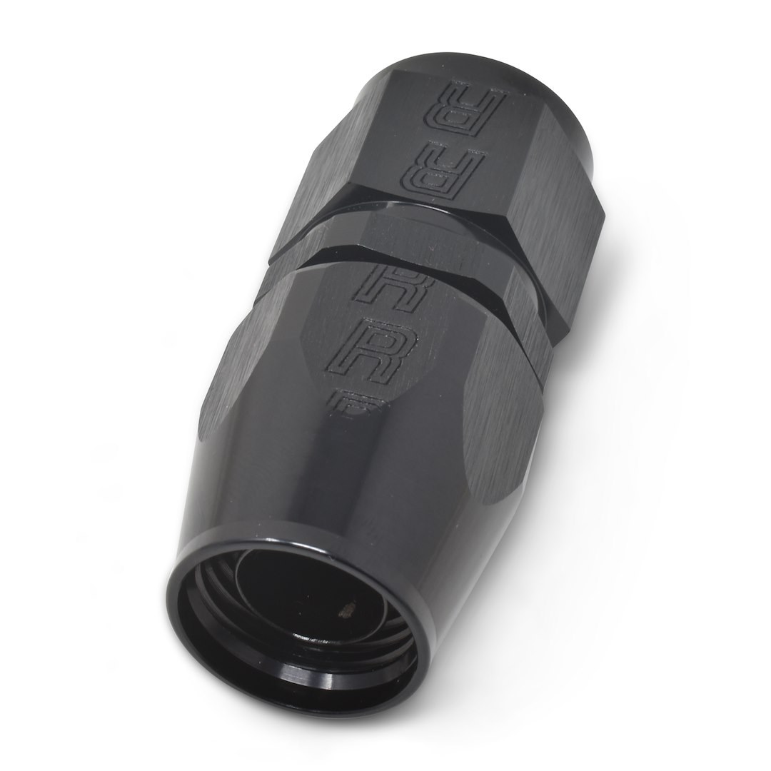 Russell Performance Hose End Fitting, Full Flow, -10 AN Hose, -10 AN Outlet, Straight, Anodized, Black, Aluminum, Single – 610045