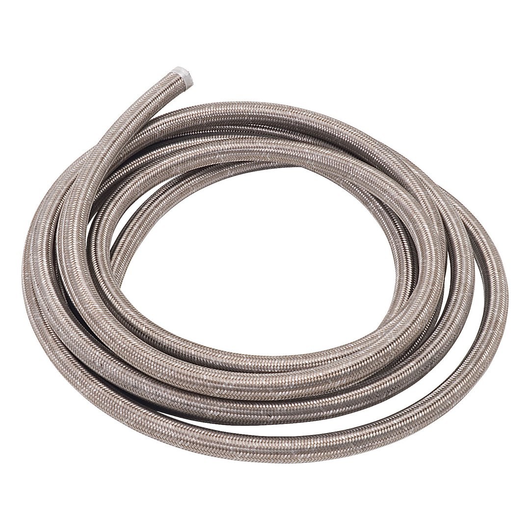 Russell Performance Braided Hose, Proflex, For Use with All Hydrocarbon and Alcohol Based Fuels/ Lubricants/ Additives, -16 AN, 6 Foot Length – 632260