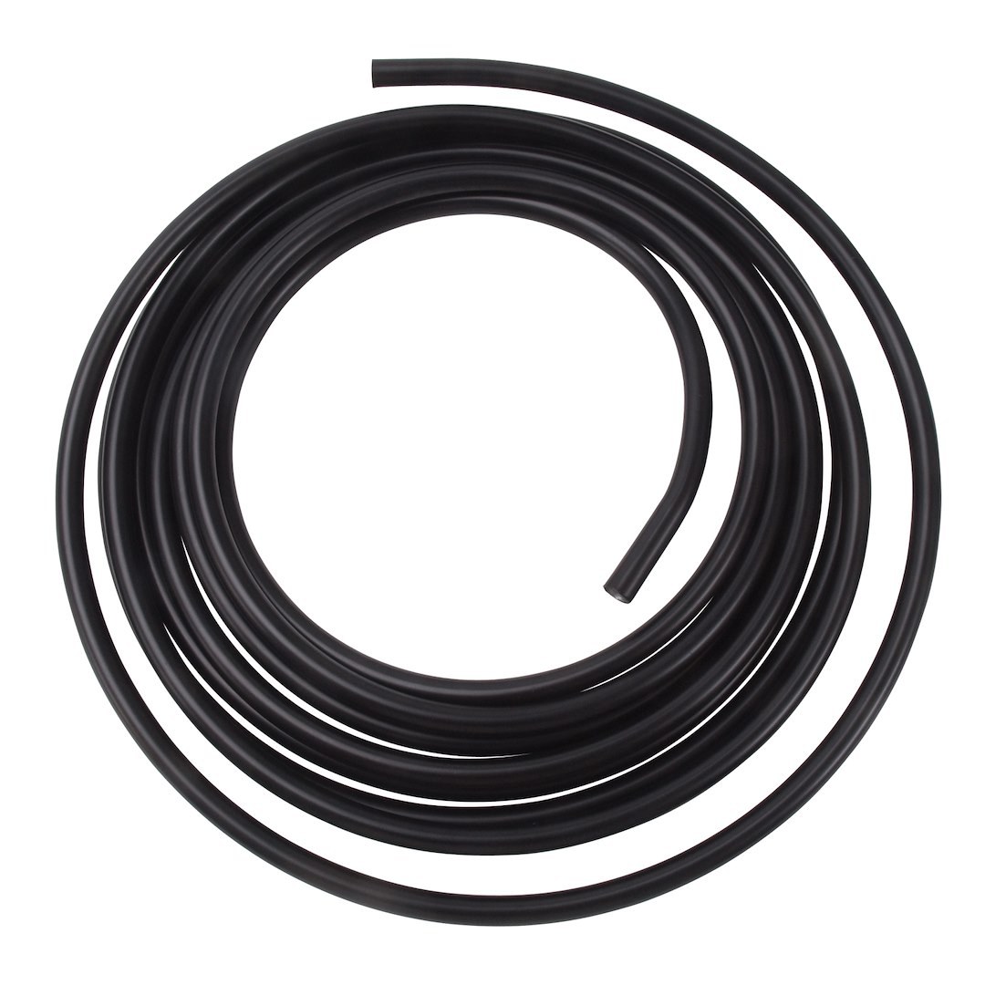 Russell Performance Fuel Line, Universal, 25 Foot Length, 3/8 Inch Outside Diameter, 250 PSI Maximum Pressure, Black Anodized, Aluminum – 639253