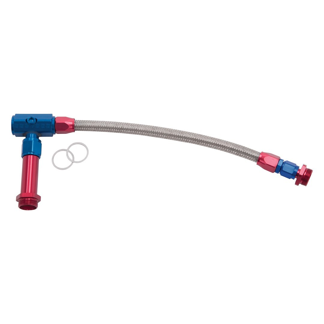 Russell Performance Carburetor Fuel Line, For Use with Holley 4150 Series Carburetor, For Use with Dual Feed for Single Carburetor – 641090