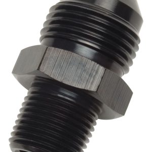 Russell Performance Adapter Fitting, -12 AN to 1/2 Inch NPT, Anodized, Black, Aluminum, Single – 660523